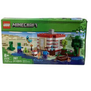 LEGO Minecraft: The TNT Jungle House (Set #21275), 287 Pieces, 2025